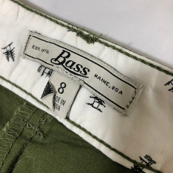 G.H. Bass & Co Olive Green 5" Shorts - Picture 6 of 8